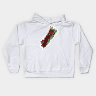 Flower Smudge stick Kids Hoodie